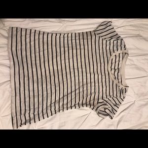 Short sleeve striped shirt